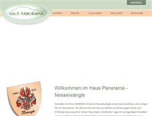 Tablet Screenshot of hauspanorama.at